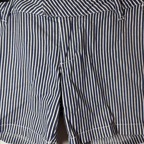 Volcom Shorts | Womens Size 8 Blue White Stripe - Picture 2 of 8