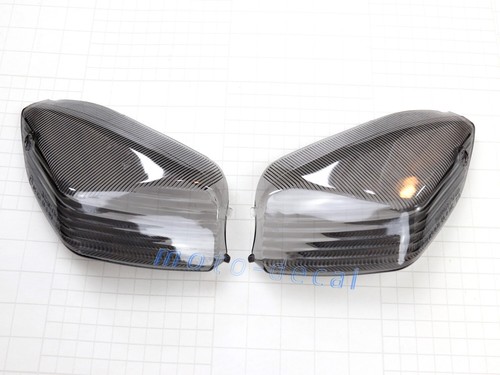 Front +Rear Turn Signal with bulb Lens cover For 2006-2020 Ninja ZX-14R ZX1400 - Picture 8 of 11