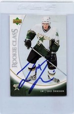 2006/07 Upper Deck Rookie Class #6 Loui Eriksson Stars Signed Auto *H5600