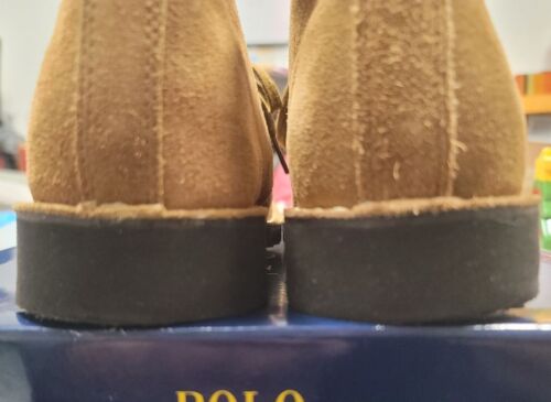 Ralph Lauren Polo Talan Chukka Botas 8D Marrón Gamuza Cuero Informal Hombres Zapatos - Imagen 4 de 8