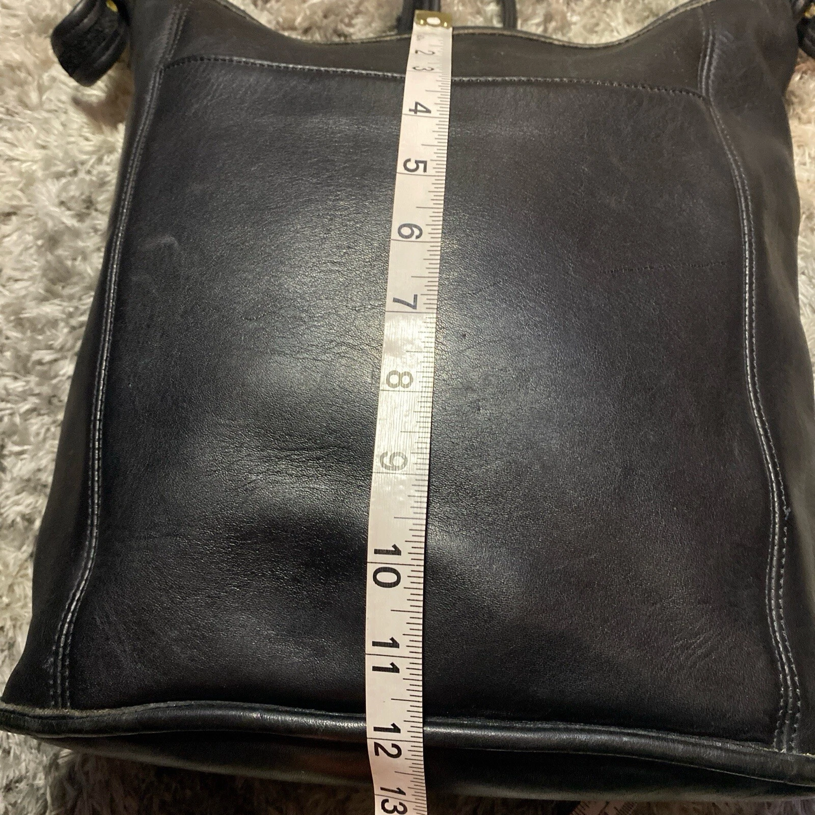 Coach Borsa Borsone Vintage Slim Nero Pelle Costa Rica #9060