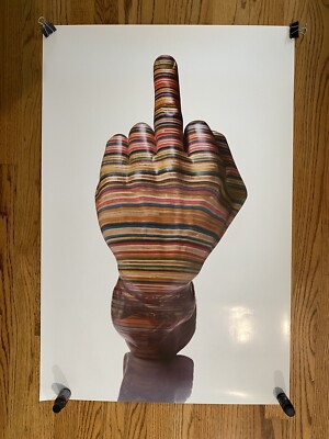 HAROSHI HUF Middle Finger 24x36” Poster | eBay