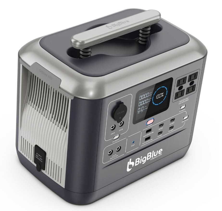 Power Station - 1000W  Solar Electric Generator Portable - Super Fast Charging