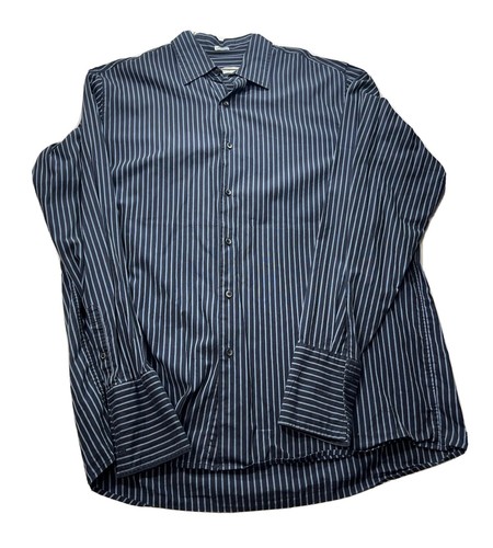 Calvin Klein Mens Dress Shirt Button 