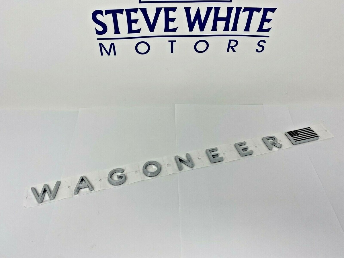 22-24 Jeep Wagoneer Left Front Door WAGONEER Flag Nameplate