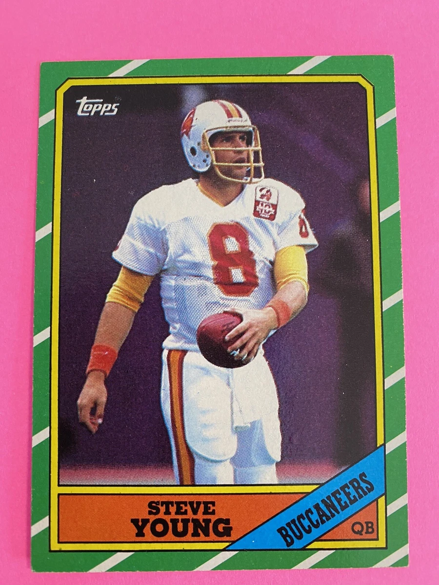 1986 Topps Steve Young 374 Rookie Football Card Buccaneers eBay