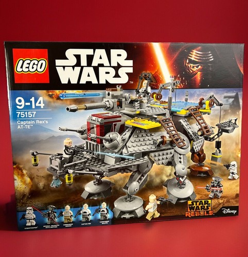 🔥LEGO Star Wars Captain Rex's AT-TE Walker 75157, 2 Builds From 75366, SW Book