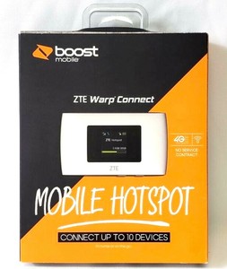 Brand New Boost Mobile White ZTE Warp Connect Mobile Hotspot