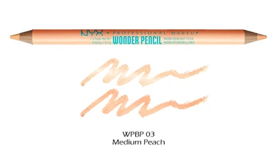 1 NYX PROFESSIONAL, Wonder Pencil Highlight & Conceal Duo "WPBP03 MEDIUM PEACH" - Image 1 of 2