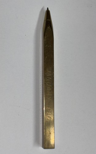 Nationwide Insurance Brass Pen Super Bowl XV Internal Business Sales Award 1986 - Picture 2 of 6