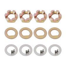 4 Sets Anhänger 1ZollSpindelmutter Und Unterlegscheibe Kit für 2.0007.000 Lb ...