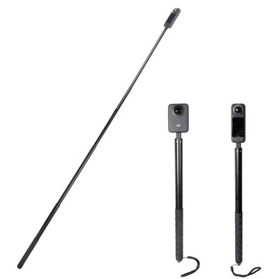 PellKing Long 77inch Invisible Selfie Stick for Insta360 ONE X5,X4, X3, Black 