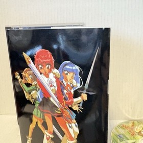 Magic Knight Rayearth SEGA Saturn w Manual Stickers & Reg Card Tested & Working