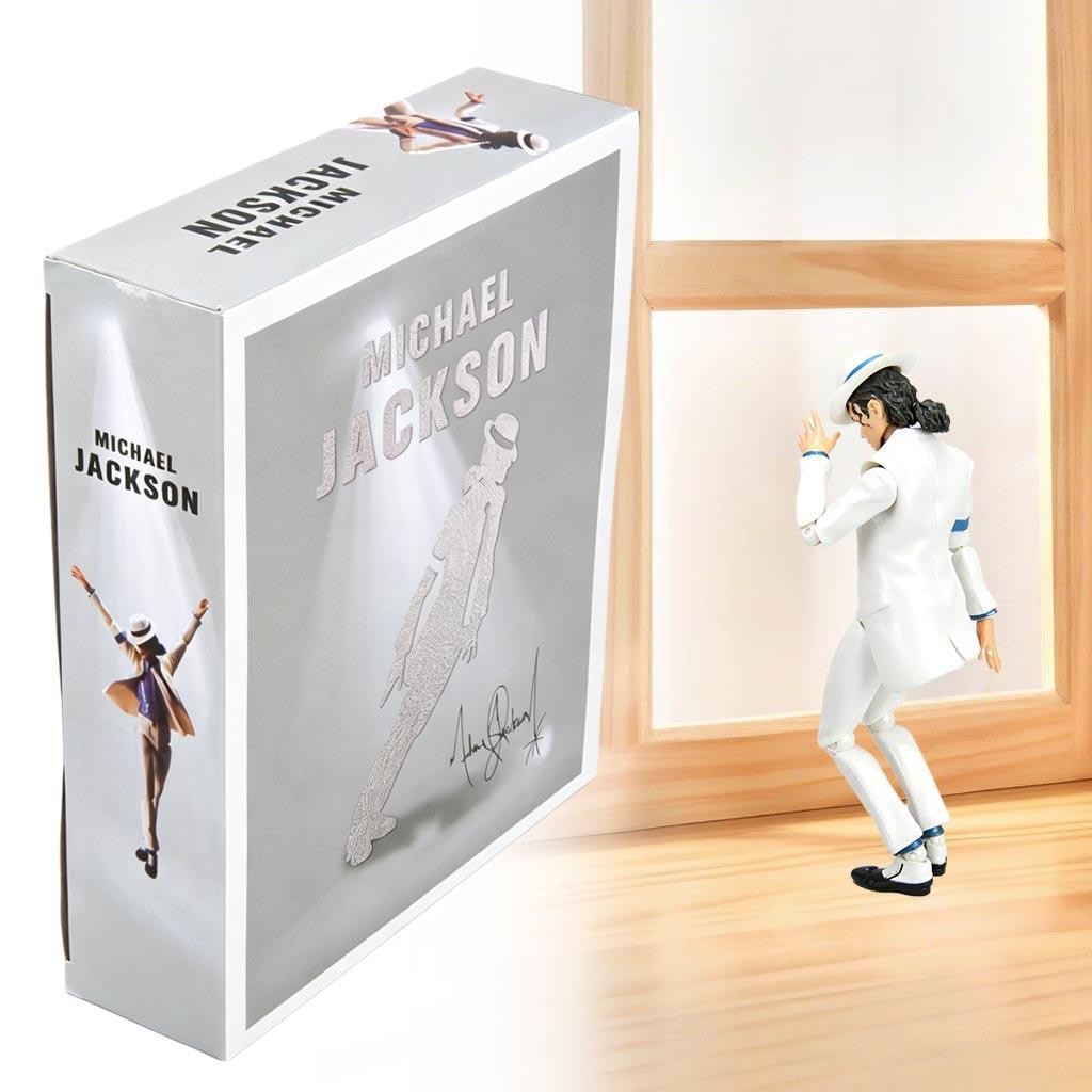 Michael Jackson Smooth Criminal PVC Figure Fully Articulated for Display Use