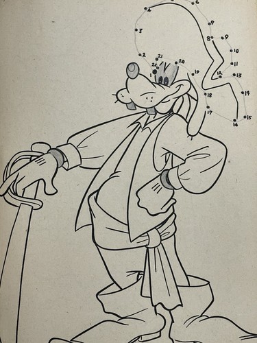 Walt Disney’s Dot To Dot Mickey And His Friends Coloring Book - Picture 6 of 15