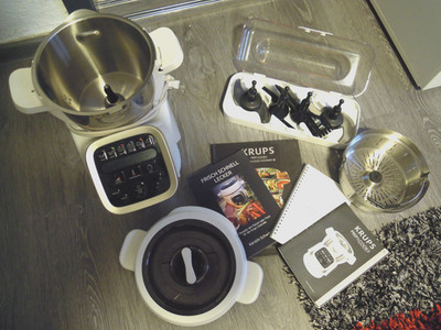 KRUPS Prep & Cook HP503 Multikochmixer Multi Küchenmaschine mit Zubehör