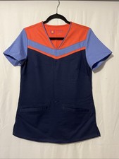 Urbane Ultimate Women's Small Scrub Top XS Multi Color New No Tags Stretch