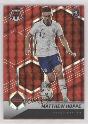 2021-22 Panini Mosaic FIFA Road to World Cup Red Prizm Matthew Hoppe #103 05ol