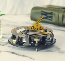 Antique Compass, Desk Decor & Maritime Navigation Gift