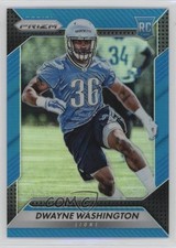 2016 Panini Prizm Rookie Light Blue Prizm 179/199 Dwayne Washington #221 3c9