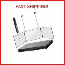 3 Way Trifold Haircut Mirror, 360 Degree Mirror for Hair Cutting, Shaving, Groom