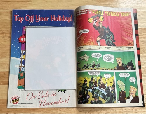 FUTURAMA COMICS #52 Newsstand & Black light Poster! VHTF! - Bongo Comics 2010 - Picture 2 of 4