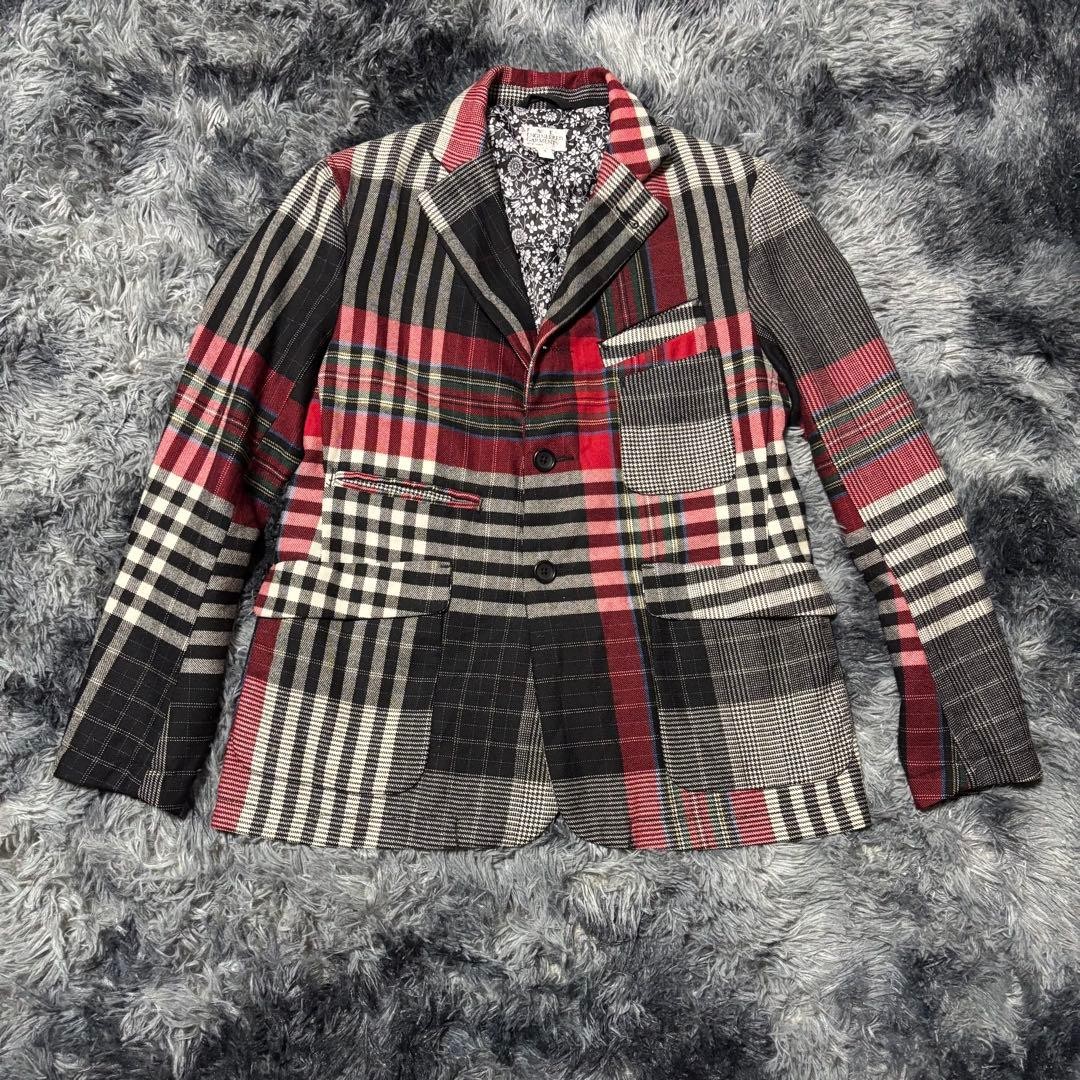 Engineered Garments Men's Patchwork Jacket Multi … - image 1