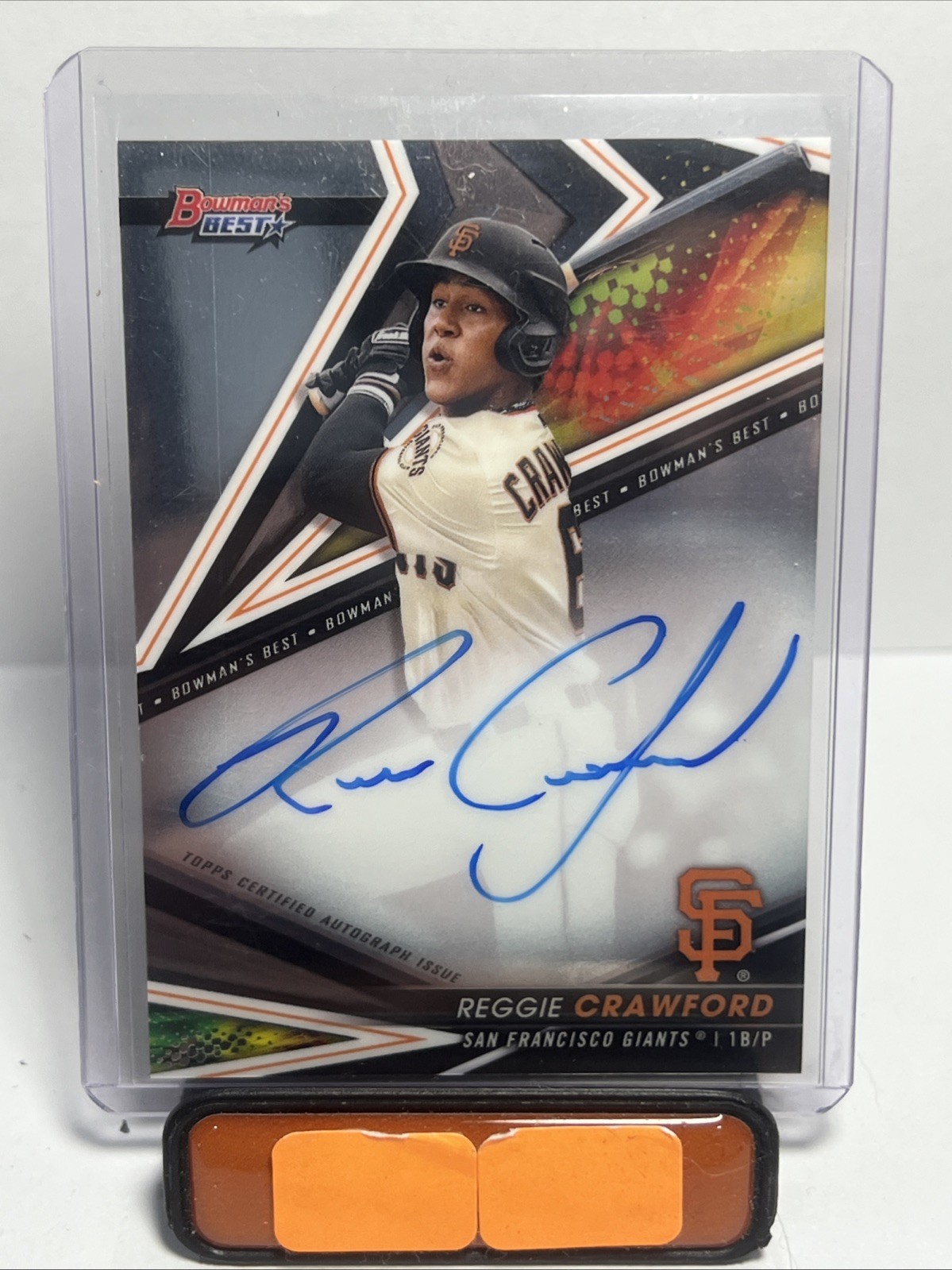 2022 Bowmans Best Reggie Crawford On Card Auto