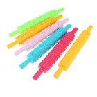 6 Pcs Pastry Made Rolling Pin Embossed Fondant Baking Molds Cake
