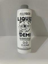 PULPRIOT Liquid Demi Color 0-0 CLEAR 16 oz / 473 ml NEW!