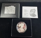 2023 W AMERICAN EAGLE SILVER PROOF COIN WITH BOX & COA . OGP.