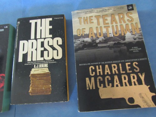 Vintage Thriller Mystery Book Lot Le Carre Fleming Condon Wambaugh Hitchcock 80s - Picture 4 of 15
