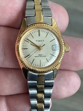 Timex Classic Ladies Watch Mechanical HandWind w/Date Working!