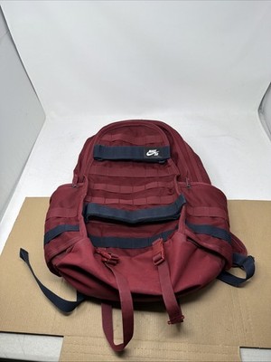 Nike SB Sportswear RPM Burgundy Red Backpack Laptop Skate Bag