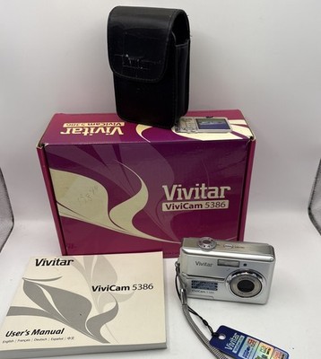 VIVITAR ViviCam 5386 5.0Mp DIGITAL CAMERA-ORIGINAL BOX WITH 2