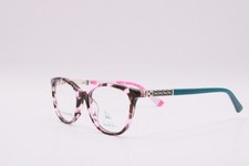 NEW NICOLE MILLER AMORY C01 PINK HAVANA BLUE AUTHENTIC EYEGLASSES 46-15
