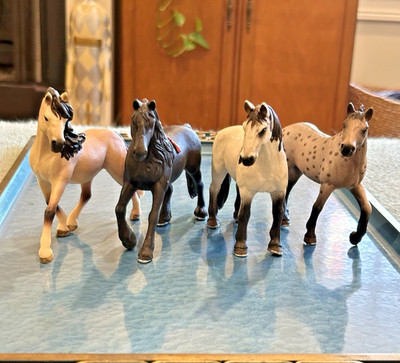 Schleich Horse Figures Set of 4 Retired Models