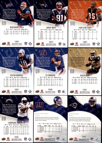 2008 Upper Deck SP Authentic Football Complete Your Set #1-200 You Pick! - Picture 2 of 30