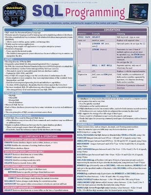 Robin Nixon SQL Programming: a QuickStudy Laminated Reference Guide (Broschre)