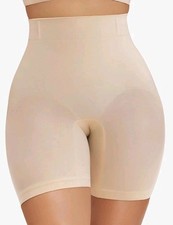 NEW SHAPERX High-Waist Tummy Control Shapewear Shorts for Women Size L/XL