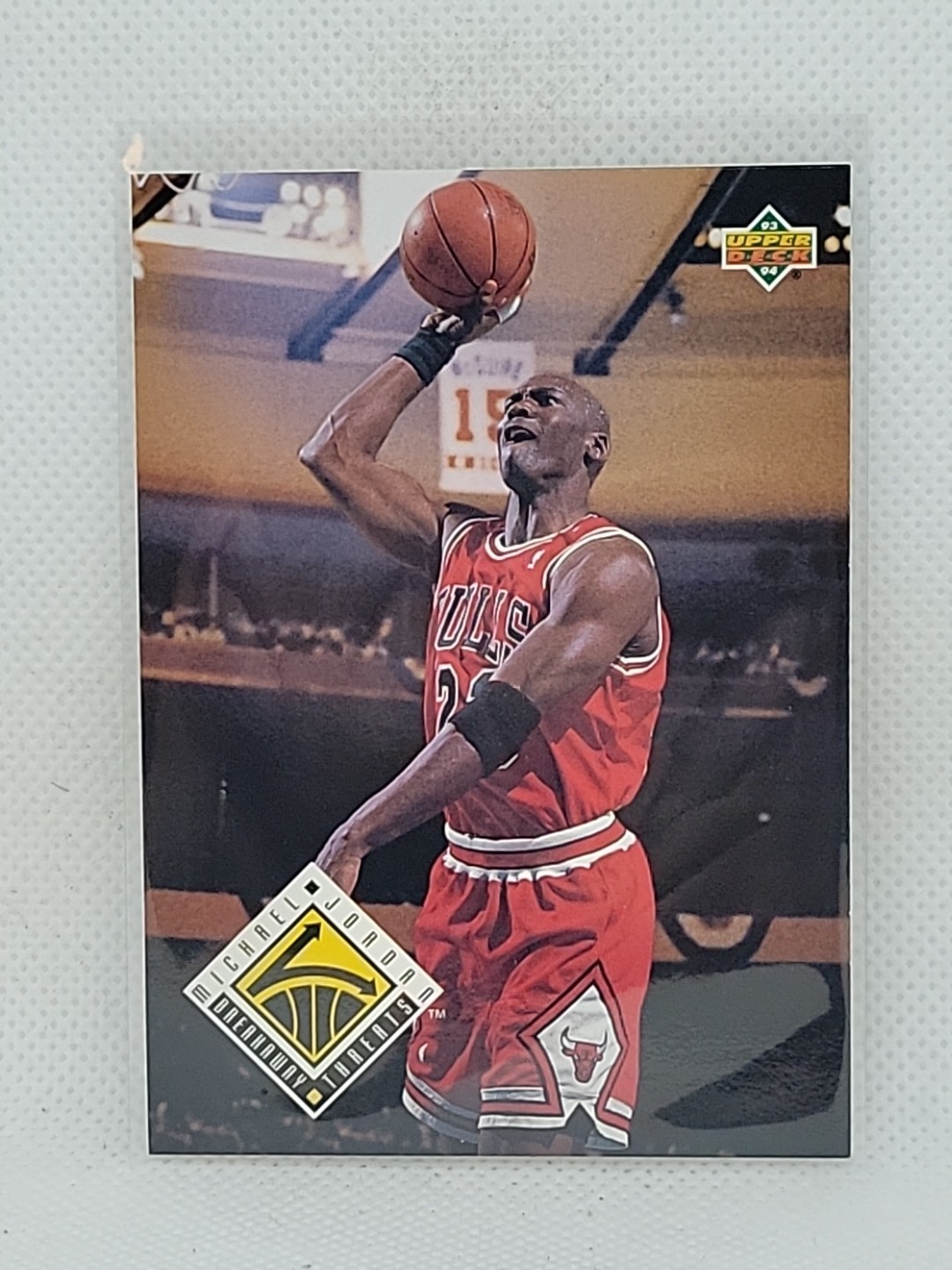 Michael Jordan 1993/94 Upper Deck Basketball Breakaway Threats #438 NrMt