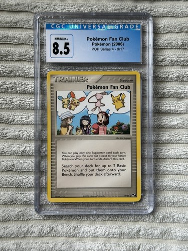 Pokémon Fan Club graded CGC 8.5 for sale on eBay