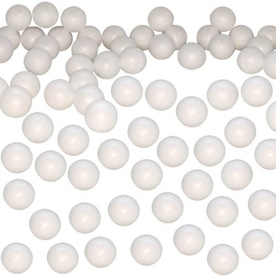 200 Pack 0.6 Inch Blank Foam Balls for Art Decoration Polystyrene Small Craft Fo