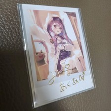 Minato Aqua 5th Anniversary Cheki Signed Official Merchandise