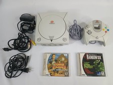 Sega Dreamcast HKT-3020 Bundle Console + Tomb Raider Last Revelation Rainbow Six