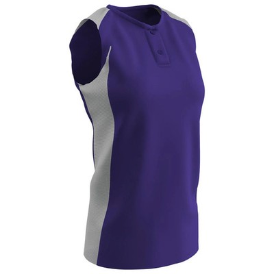 Champro Women's Diamond Fastpitch Jersey PURPLE | WHITE XL