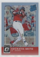 2016 Panini Donruss Optic Rated Rookies Carolina Blue 4/50 Socrates Brito 0e2x