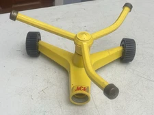 VTG ACE Three Arm Spinning Rotating Sprinkler with Wheels 360* Rotating Lawn