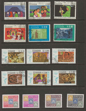 T-848 Ekwador / Mała kolekcja wczesnych i nowoczesnych LHM CTO i używanych