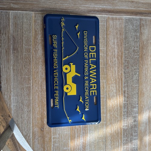 Delaware Surf Fishing Vehicle Permit license plate